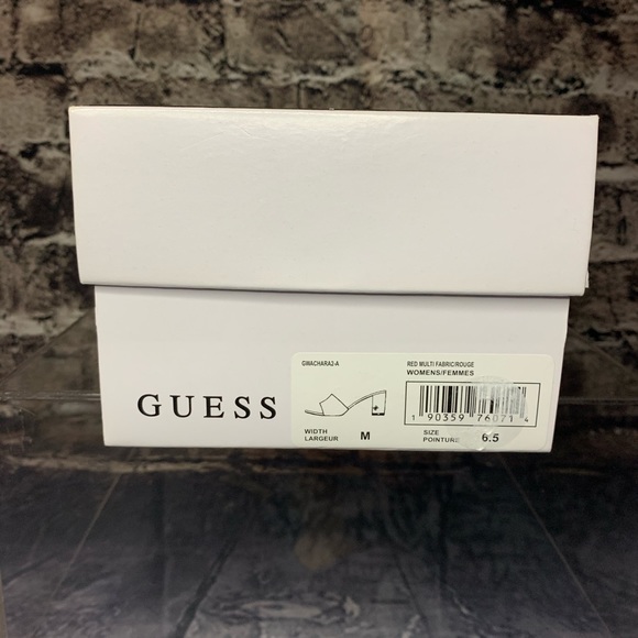 GUESS red multifabric heels 👠 - Picture 10 of 10